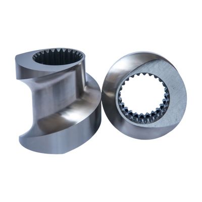購入 耐磨性スクリューエレメント ISO9001 75mm ダブルスクリューエクストルーダーマシン online manufacture