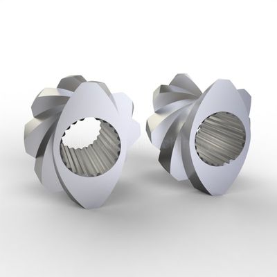 購入 熱処理されたTDKスクリューエレメントDIN 化学産業用ツインスクリュー挤出部品 online manufacture