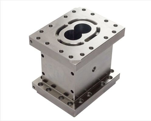 購入 HIP加工 プラスチック用マシーンフードバレル LS135 合金鋼シリンダーツインスクリューエクストルーション online manufacture