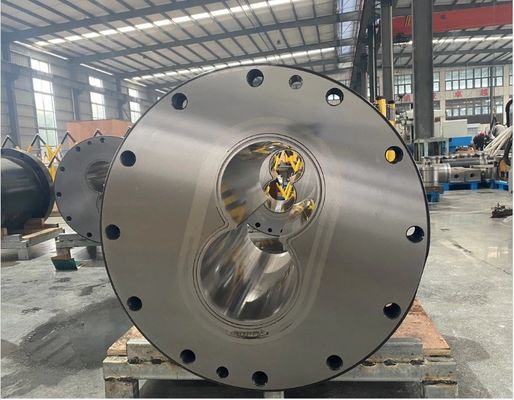 購入 JSW Co 回転型双螺旋ボトルエクストルーダー PPE製品のためのコンビボトルスクリューセグメント online manufacture