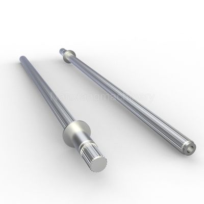 DH2F 巻き込み脊柱軸 ツインスクリュー挤出機械部品 スライン軸