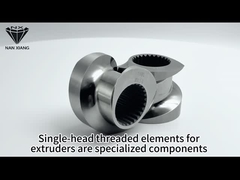 耐磨性 単機型双螺紋エクスプローダーエレメント ISO9001 化粧品製造用